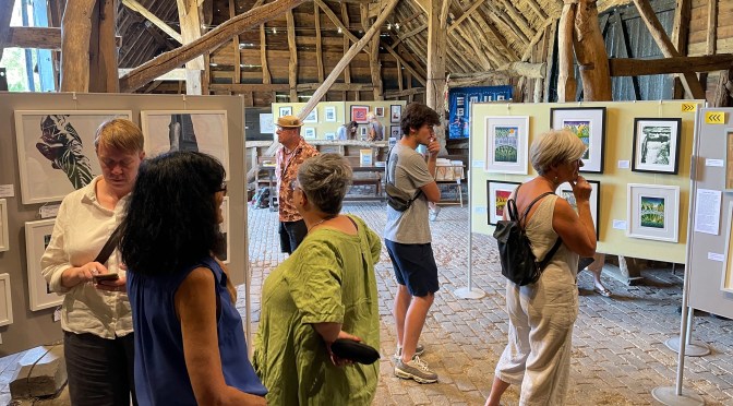 Cambridge Open Studios at Landbeach tithe barn – a great success!
